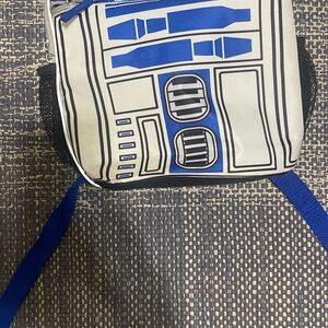 Blue and White kids back pack